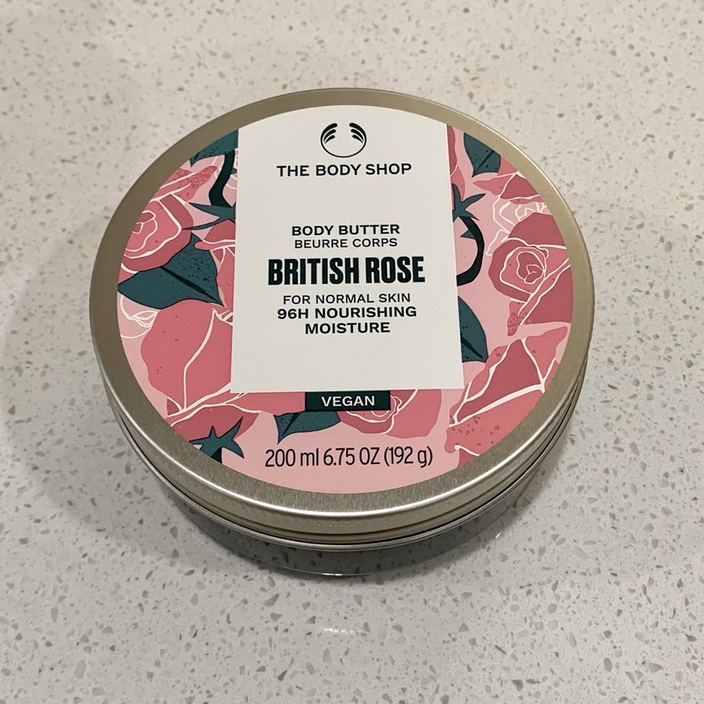 Never Used The Body Shop British Rose Body Butter